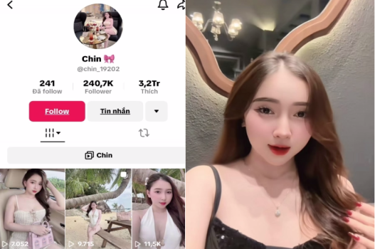 Tiktoker Chin lộ clip đụ đủ tư thế